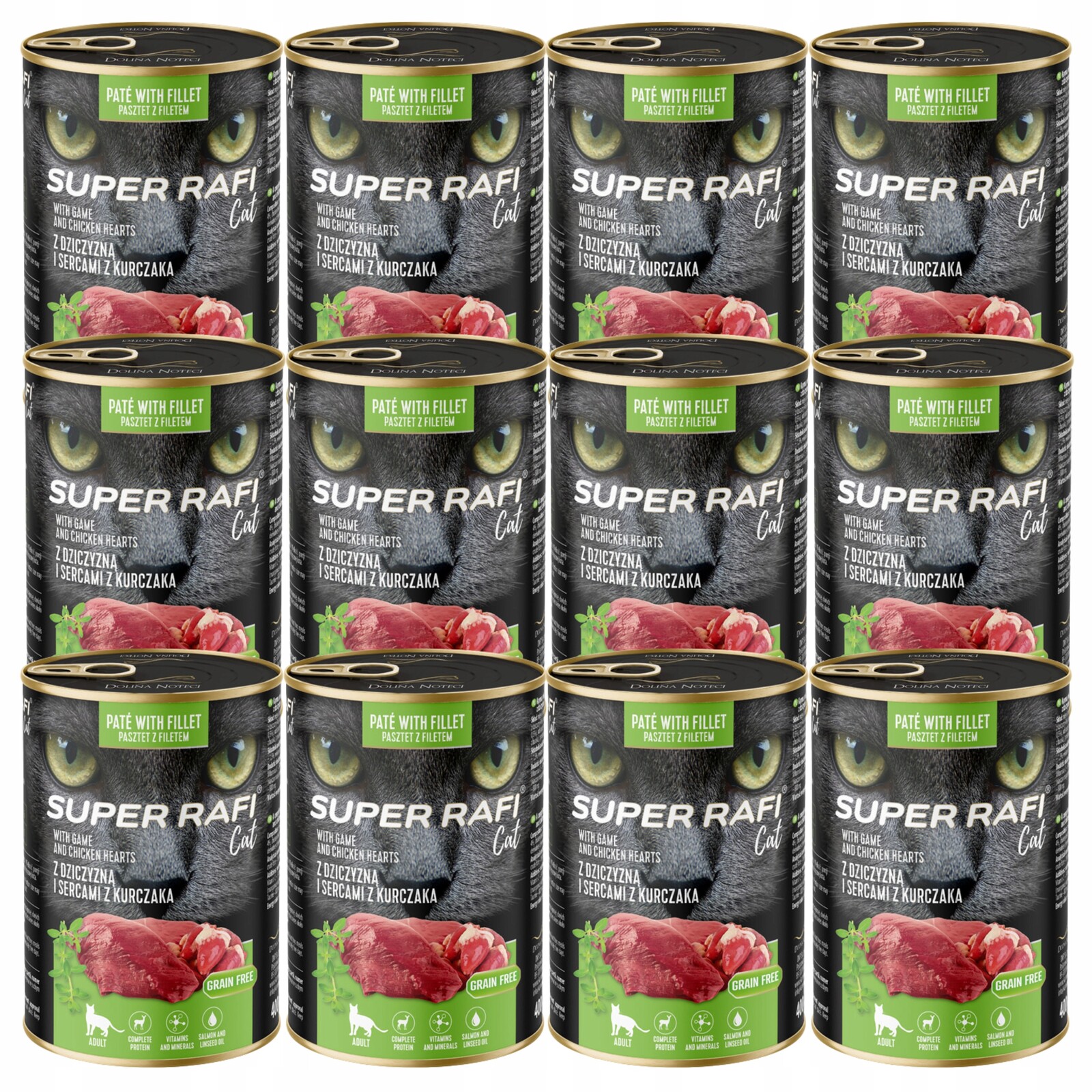 Rafi Cat krmivo pro kočky zvěřina 12 x 400 g