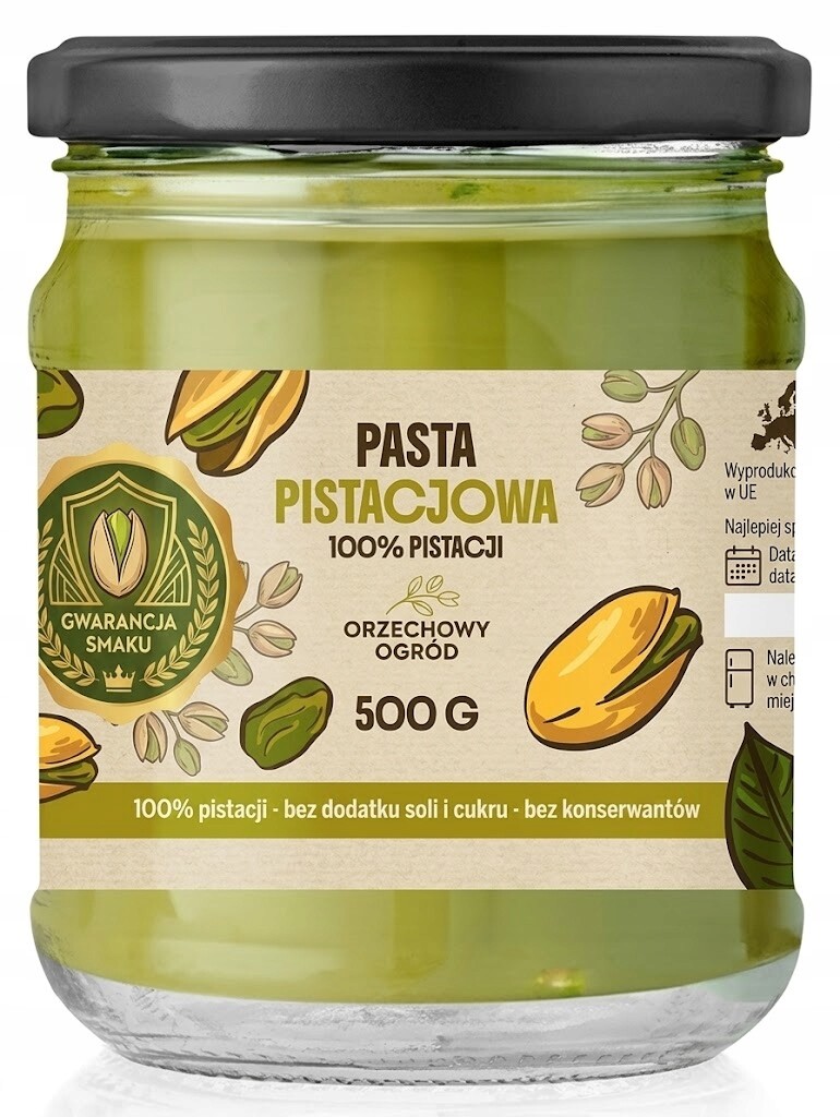 Pistáciová Pasta Krém Pistáciový Krém Z Pistácií 500 G Doporučuje Zdraví Značka Z