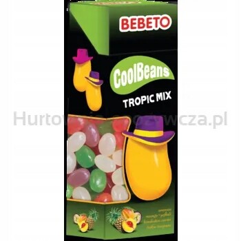 Bebeto Cool Beans Tropic MIX 30 g Tropické želé fazolky