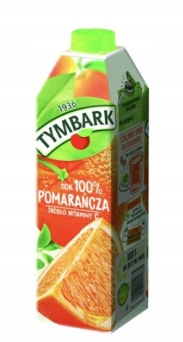 Tymbark Šťáva 100% pomeranč 6 x 1 l