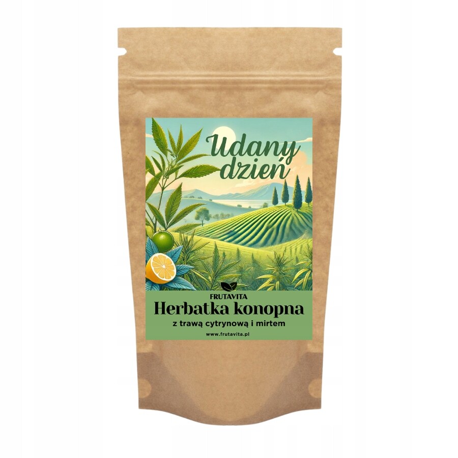 Frutavita Konopný čaj „Úspěšný den“ s citronovou trávou a myrtou 50 g