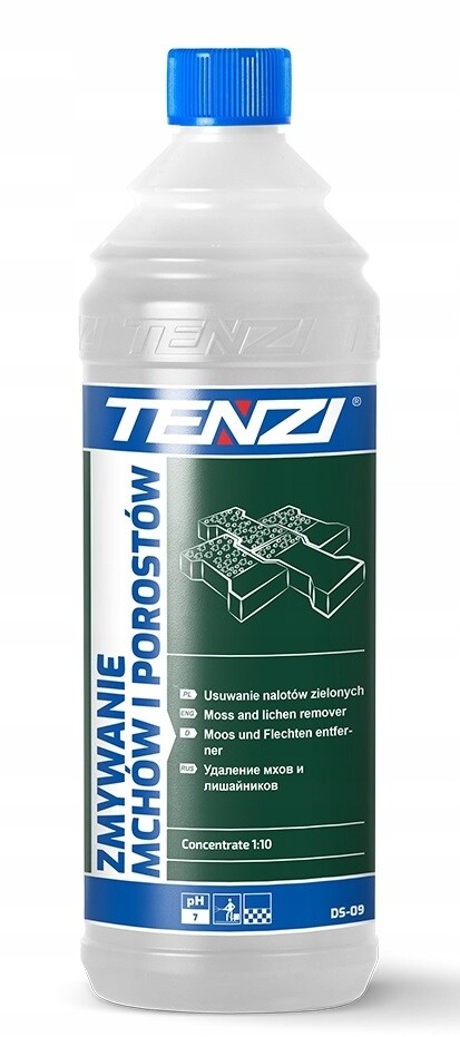 Kapalina Na Odstraňování Mechu A Lišejníků 1 L Z Dlažebních Kostek Fasády