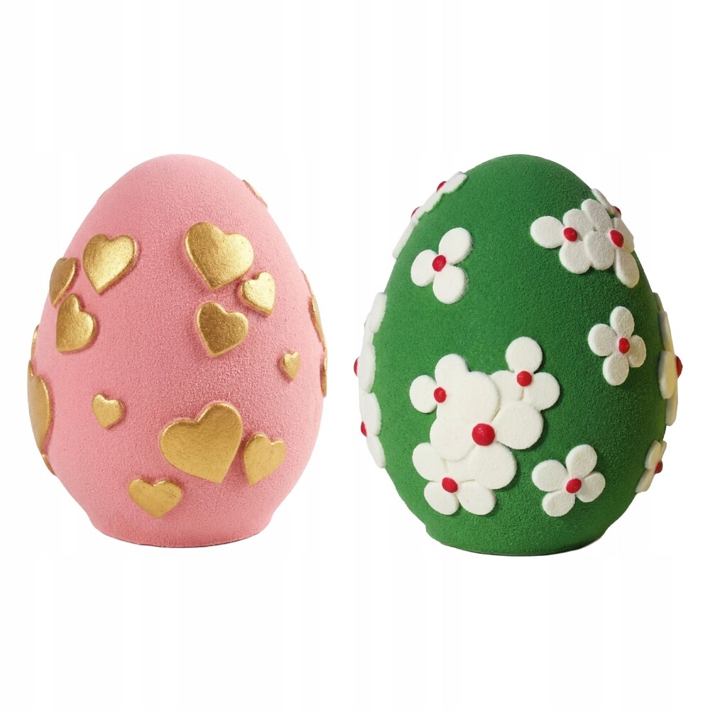 Silikonová forma ručně vyrobená velikonoční Blooming Eggs 2 ks Dinara Kasko