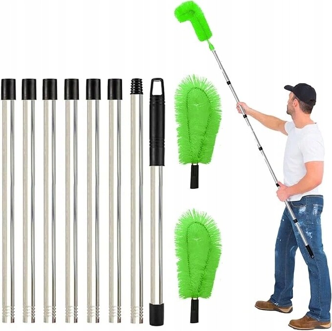 Regulovatelný Kartáč Na Prach Teleskopická Metla Na Sníh, Nečistoty, Listí