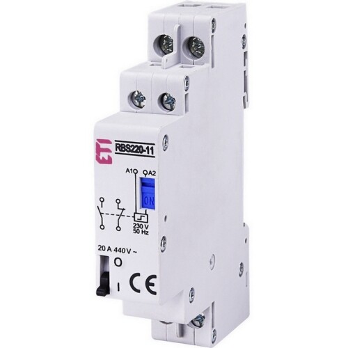 Bistabilní spínač ETI RBS220-11-230V AC 1NO+1NC 20A 002464106