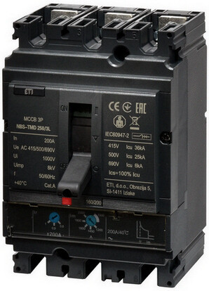 Jistič ETI NBS-TMD 250/3L 200A 3P 004673071