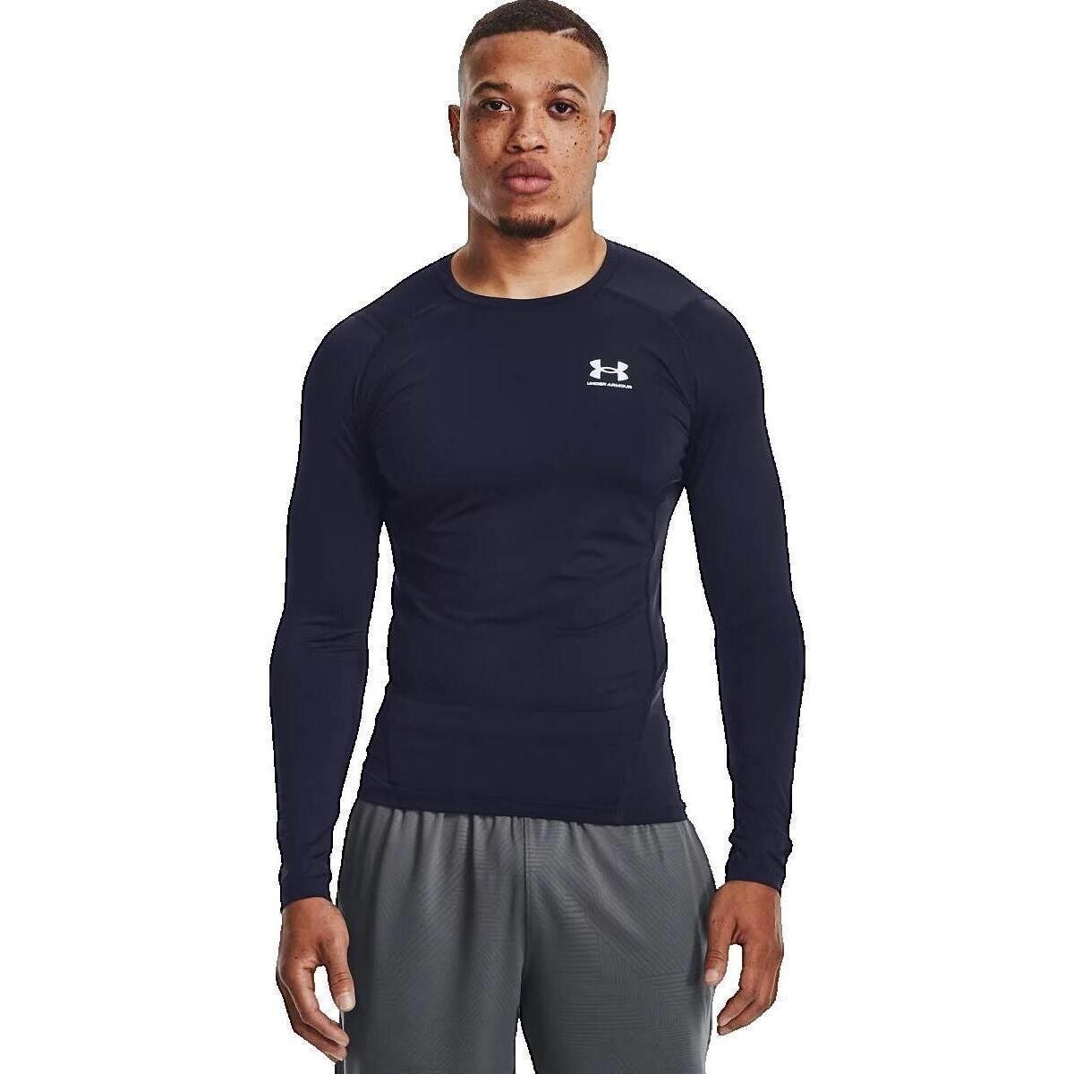Under Armour  Heatgear À Manches Longues  Modrá