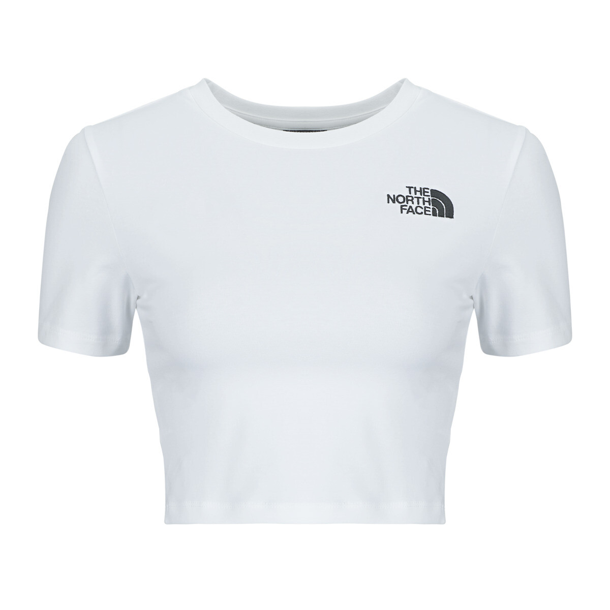 The North Face  S/S Essential Cropped Slim Tee  Bílá