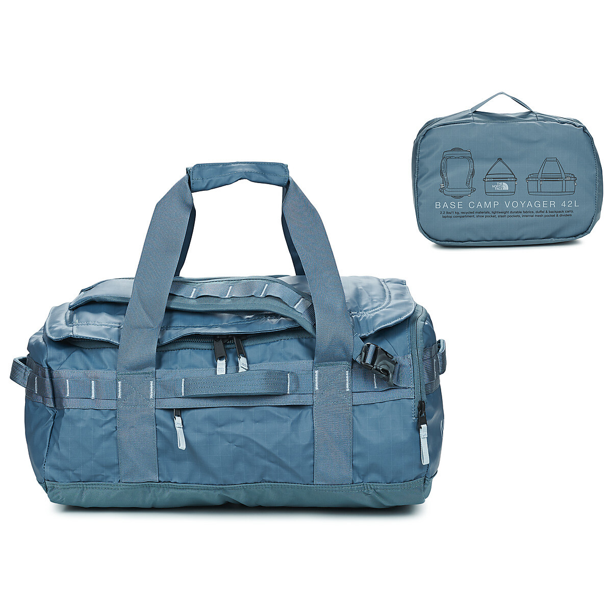 The North Face  BASE CAMP VOYAGER DUFFEL 42L  Modrá