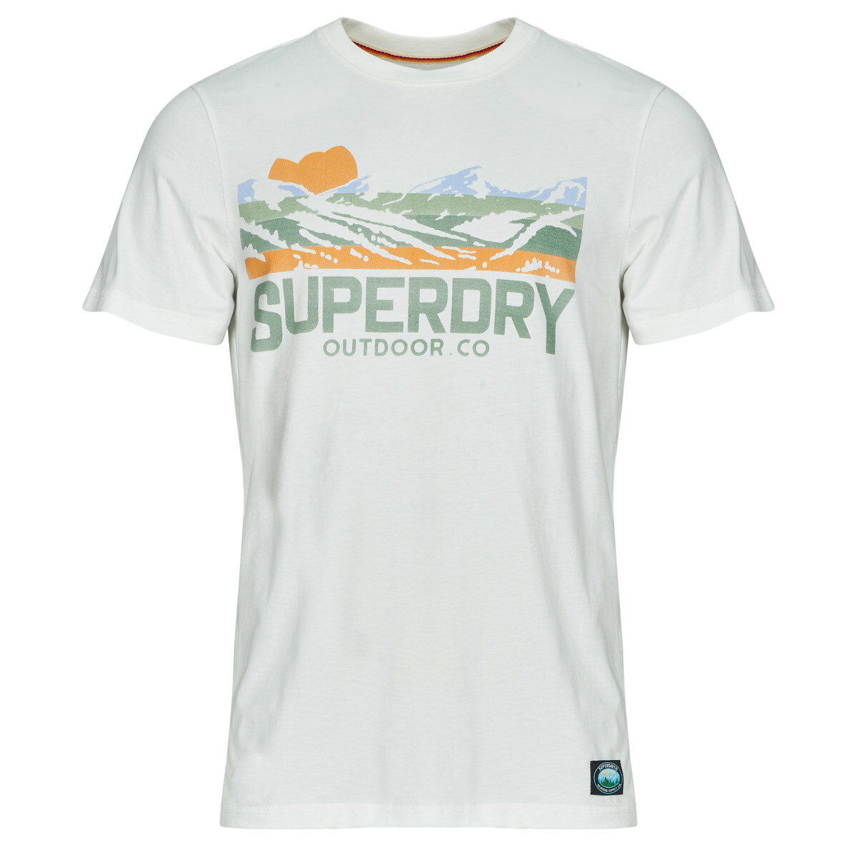 Superdry  Outdoors Mountain Rlxd Tee  Bílá