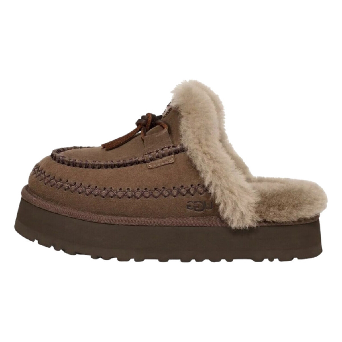 UGG  Disquette Alpine Slipper Hickory  Hnědá