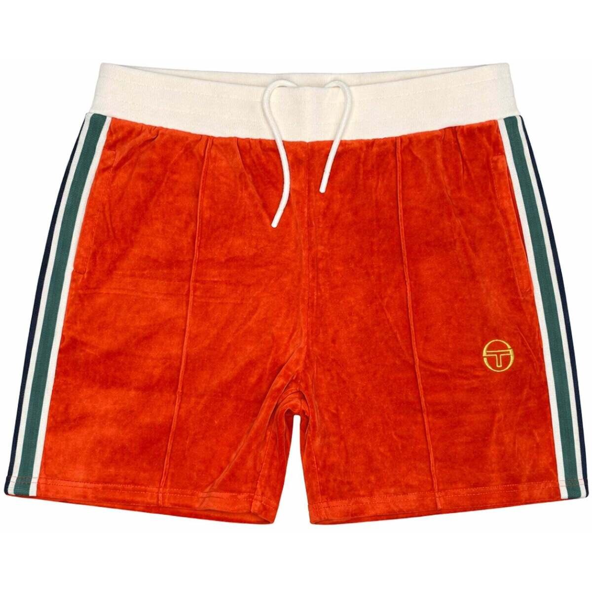 Sergio Tacchini  Monte Velour Shorts Rooibos Tea/Gardenia  Oranžová