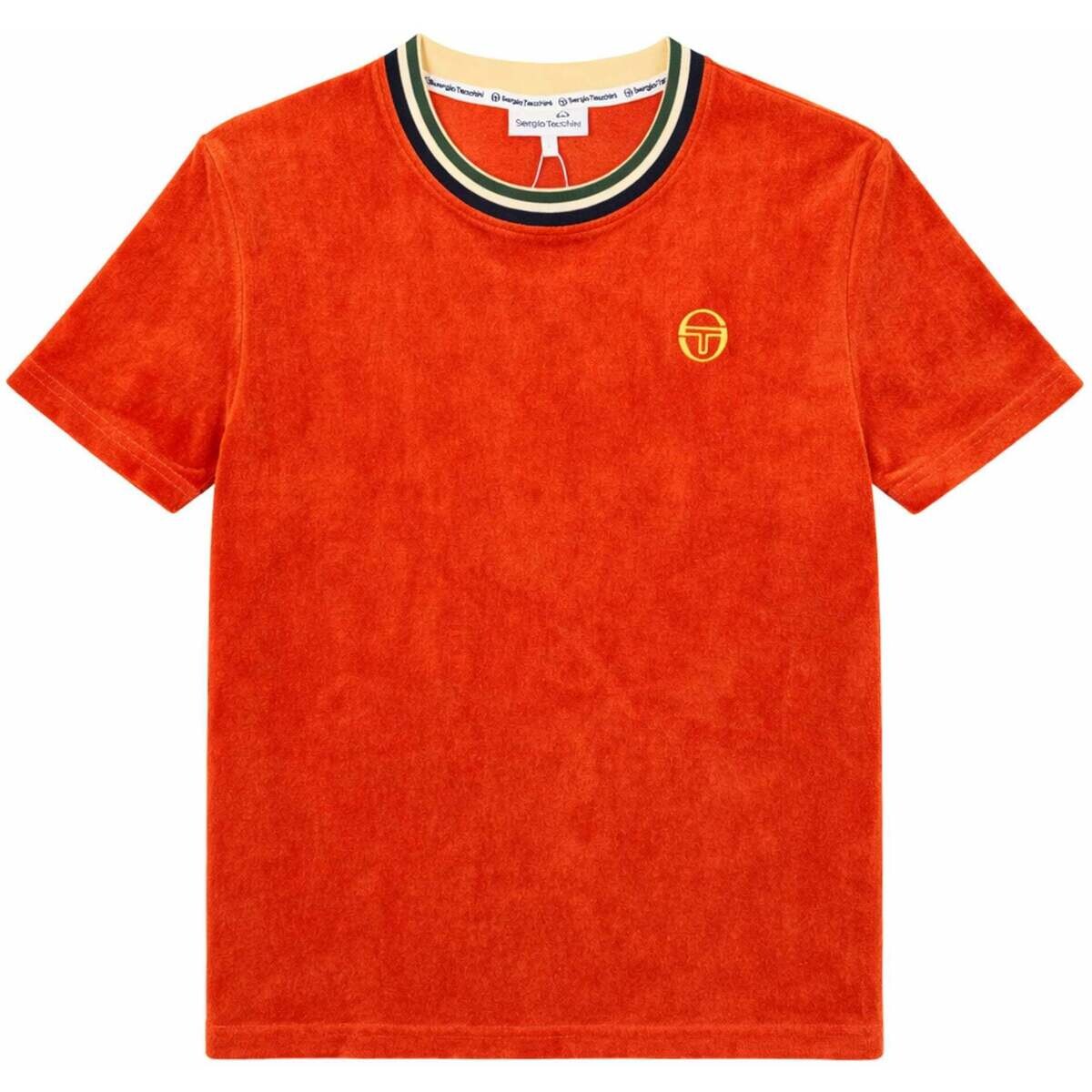 Sergio Tacchini  Monte Velour T-Shirt Rooibos Tea  Oranžová