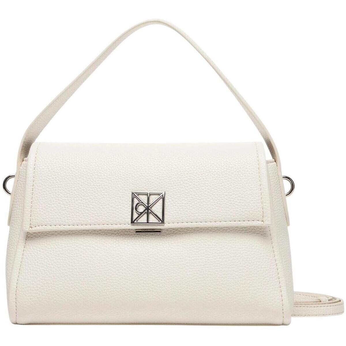 Calvin Klein Jeans  EMBLEM HW PEBBLE SHOULDER 25 LV04F3425G  Bílá