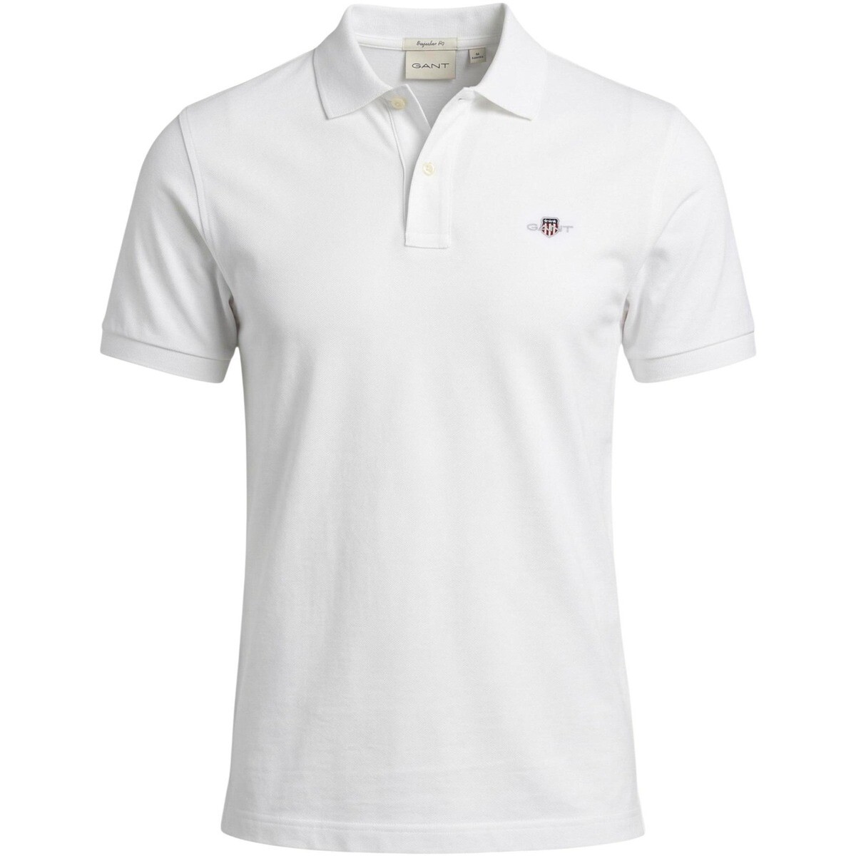 Gant  REG SHIELD SS PIQUE POLO 2601.002210  Bílá