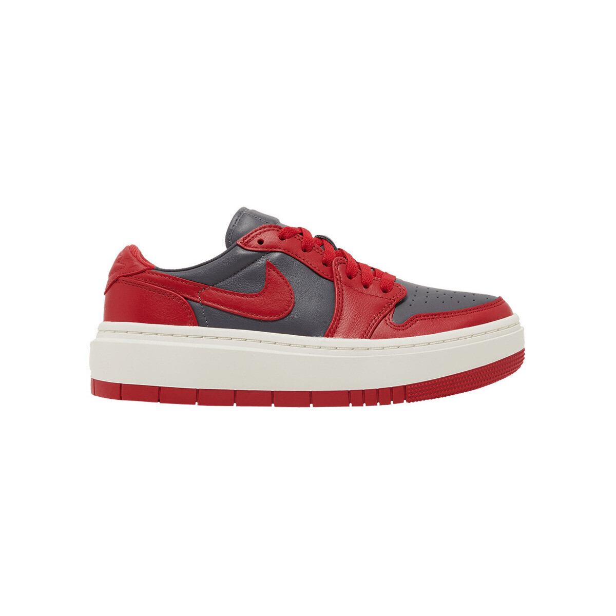 Nike  Jordan 1 Elevate Low Dark Grey Varsity Red (Women's)  Červená