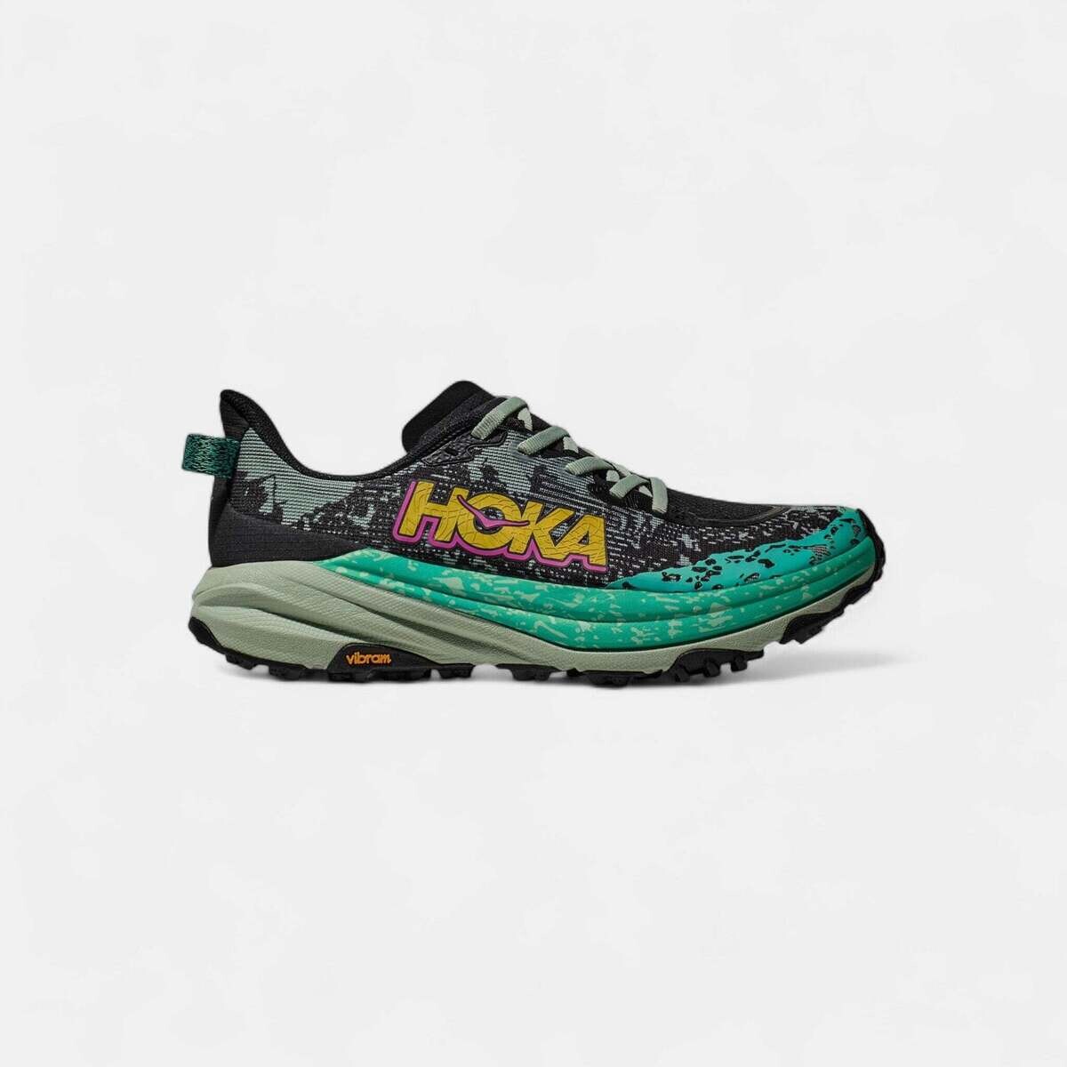 Hoka one one  One One Speedgoat 6 Black Aloe Vera (Women's)  Bílá