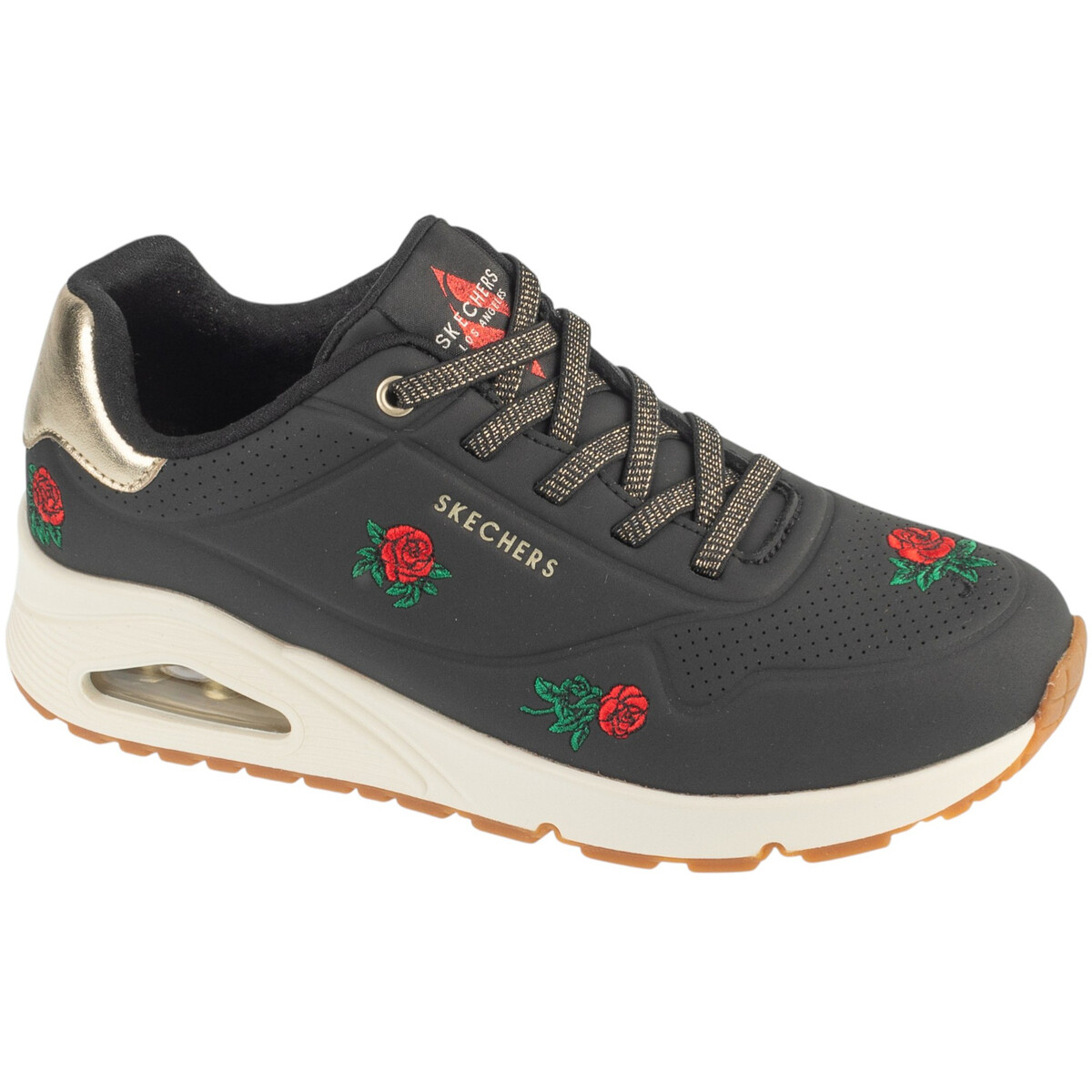 Skechers  Uno - Champagne and Roses  Černá