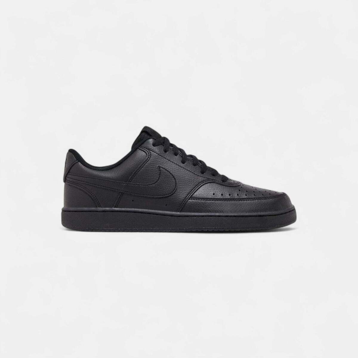 Nike  -court-vision-low-next-nature-triple-black  Černá