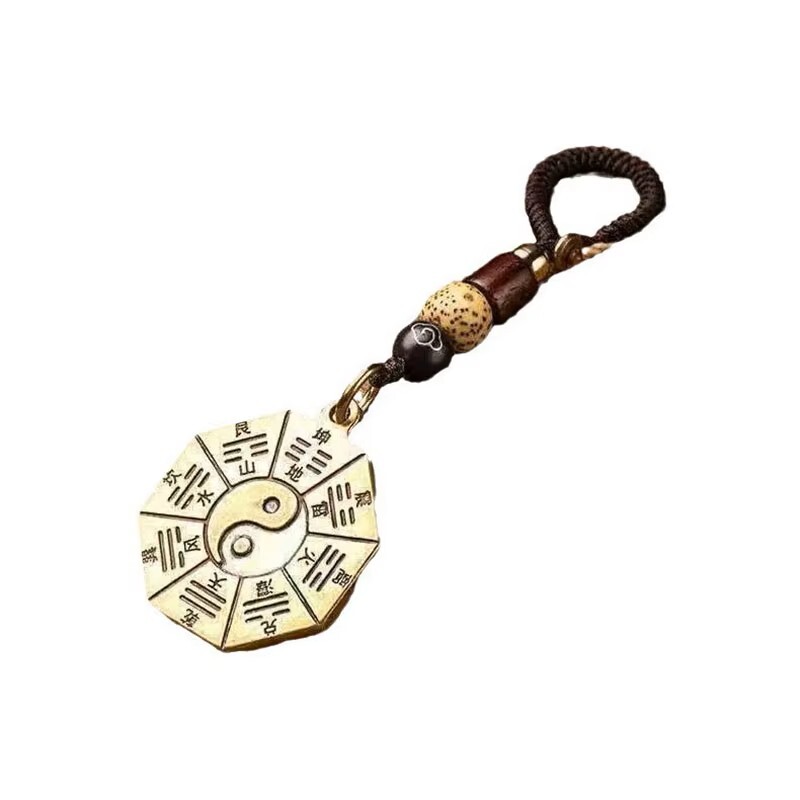 Přívěsek na klíče - Amulet Yin Yang Bagua