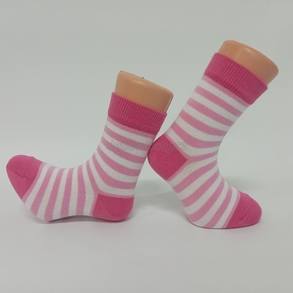 Ponožky Trepon Babar bambus bílo-růžová Velikost: 24-27