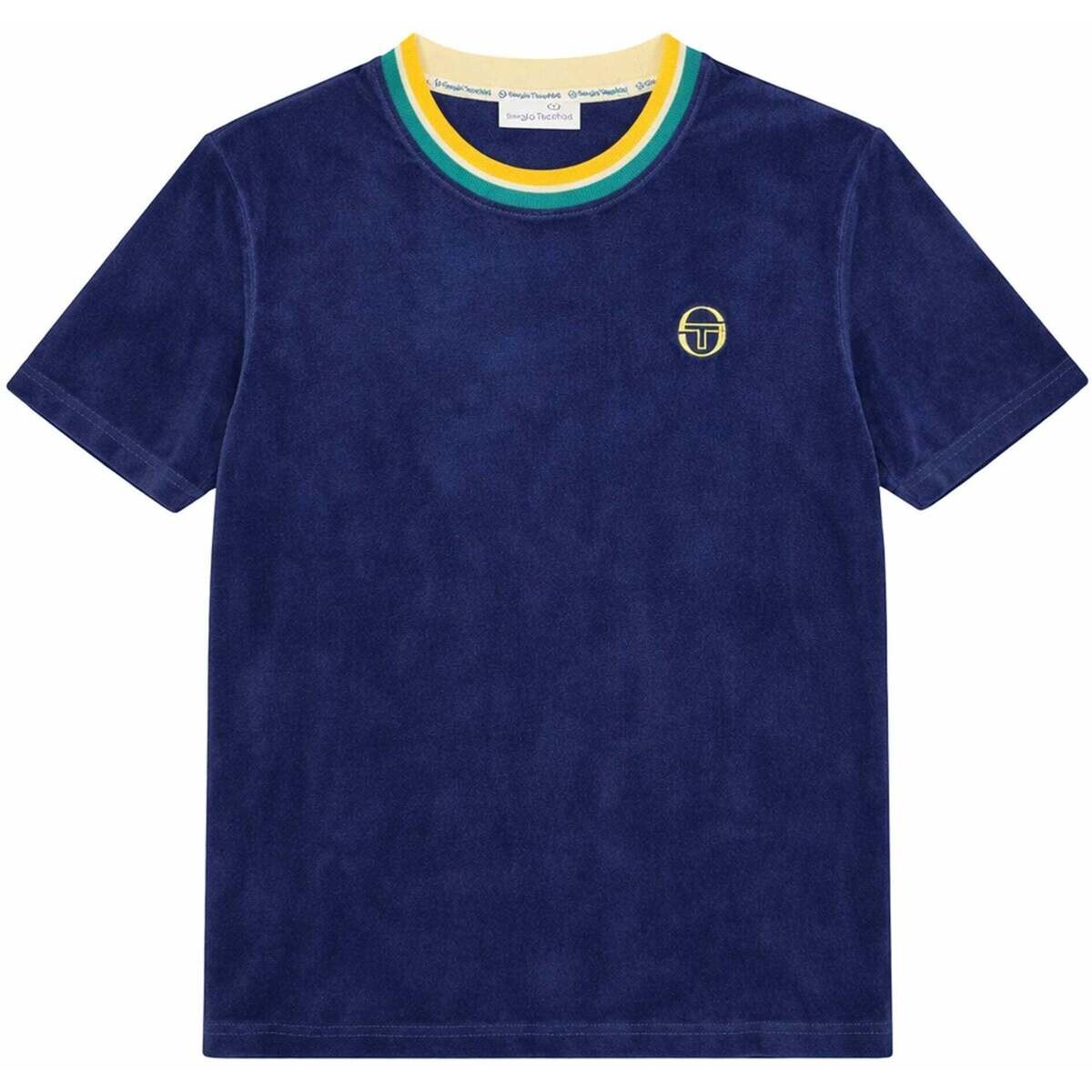 Sergio Tacchini  Monte Velour T-Shirt Maritime Blue  Modrá