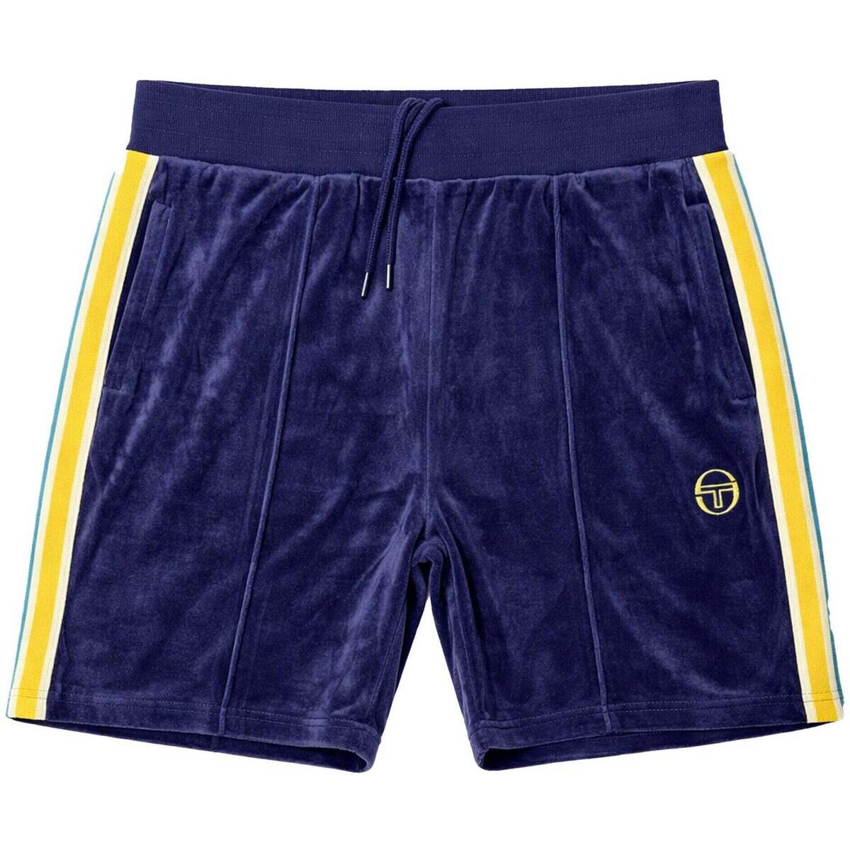 Sergio Tacchini  Monte Velour Shorts Maritime Blue/Mango Mint  Modrá