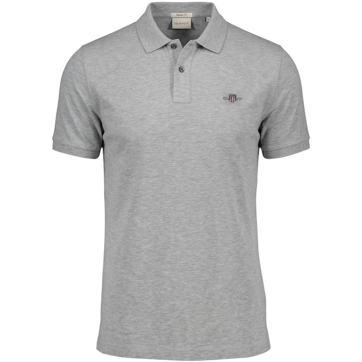 Gant  REG SHIELD SS PIQUE POLO 2601.002210  Šedá