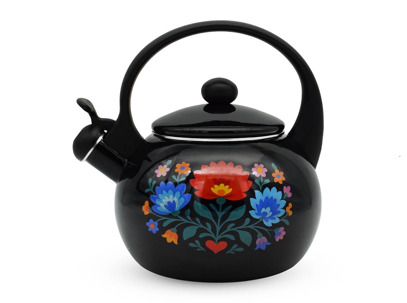 MEYERHOFF Konvice čajník smalt 2,2L FOLK černá, vč. indukce