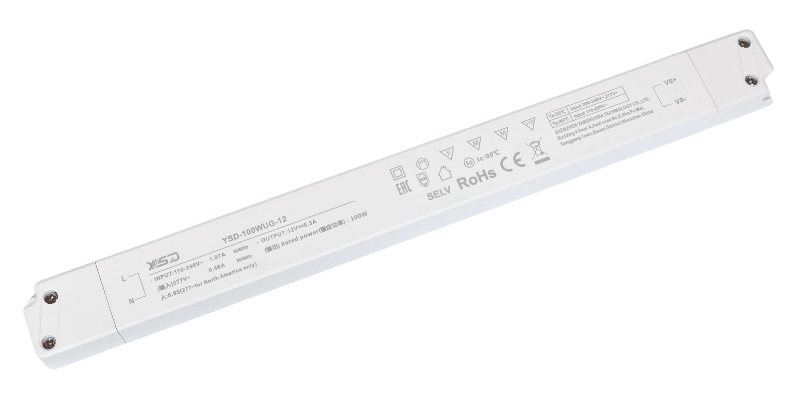 LED Solution LED zdroj (trafo) hybrid CV+CC 12V 100W vnitřní - VZOREK VYP361