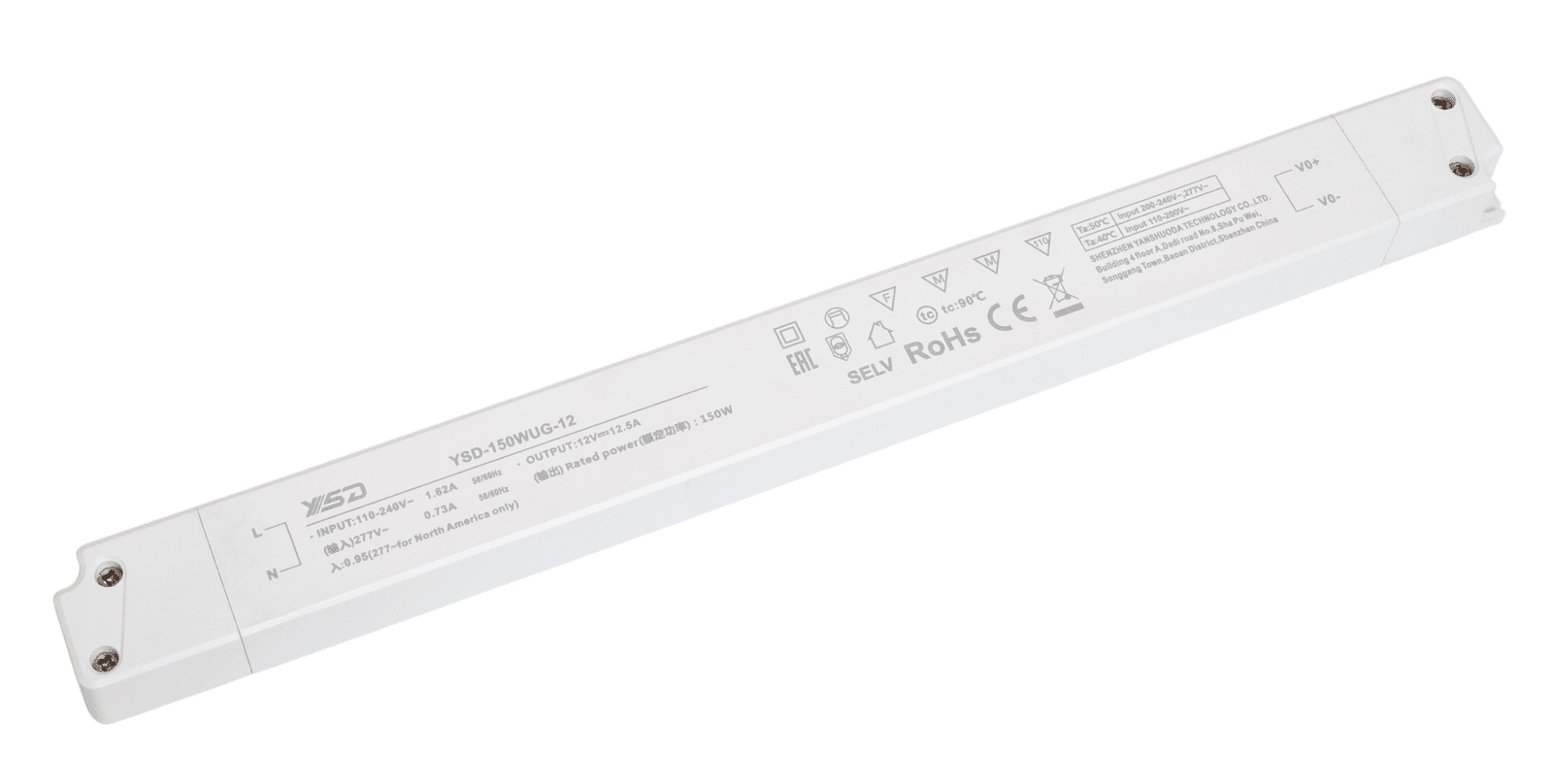 LED Solution LED zdroj (trafo) hybrid CV+CC 12V 150W vnitřní - VZOREK VYP362