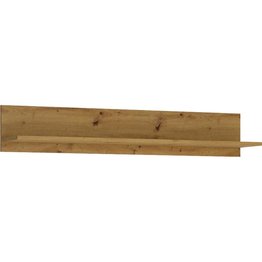Policka Sevilla 116cm Dub Artisan/Bílý Lesk