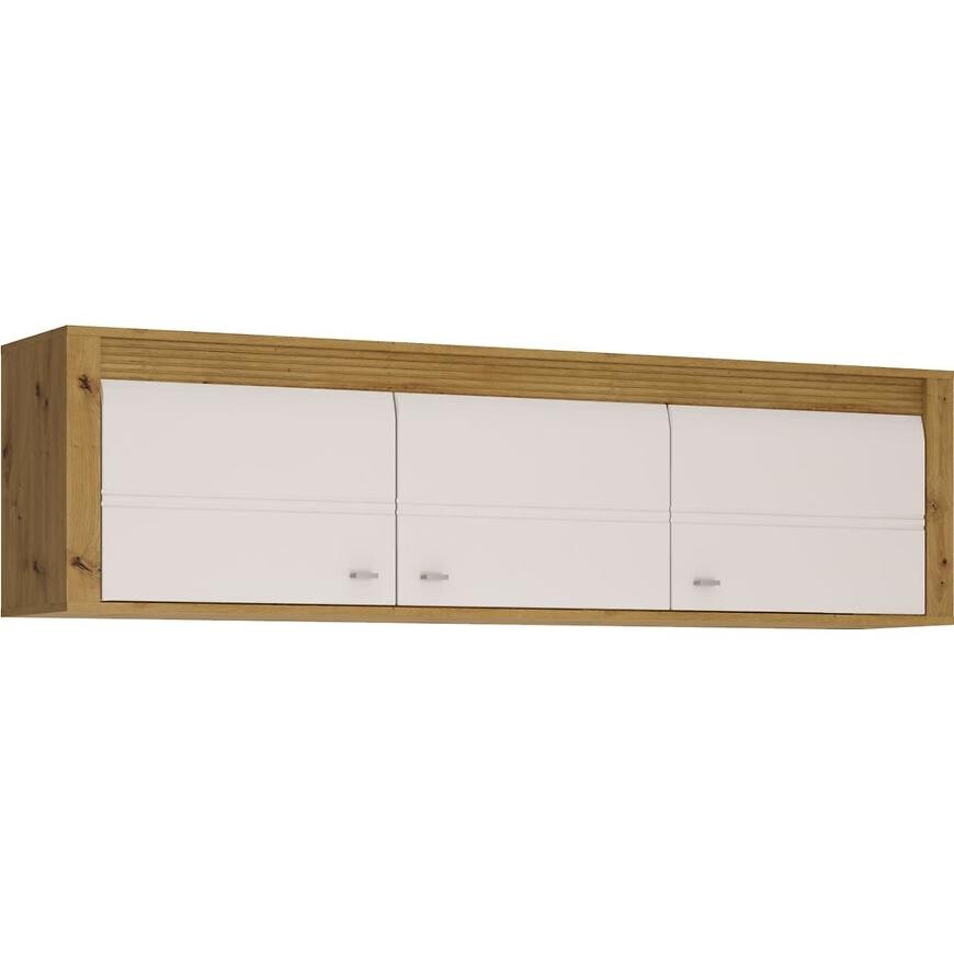 Policka Sevilla 177cm Dub Artisan/Bílý Lesk