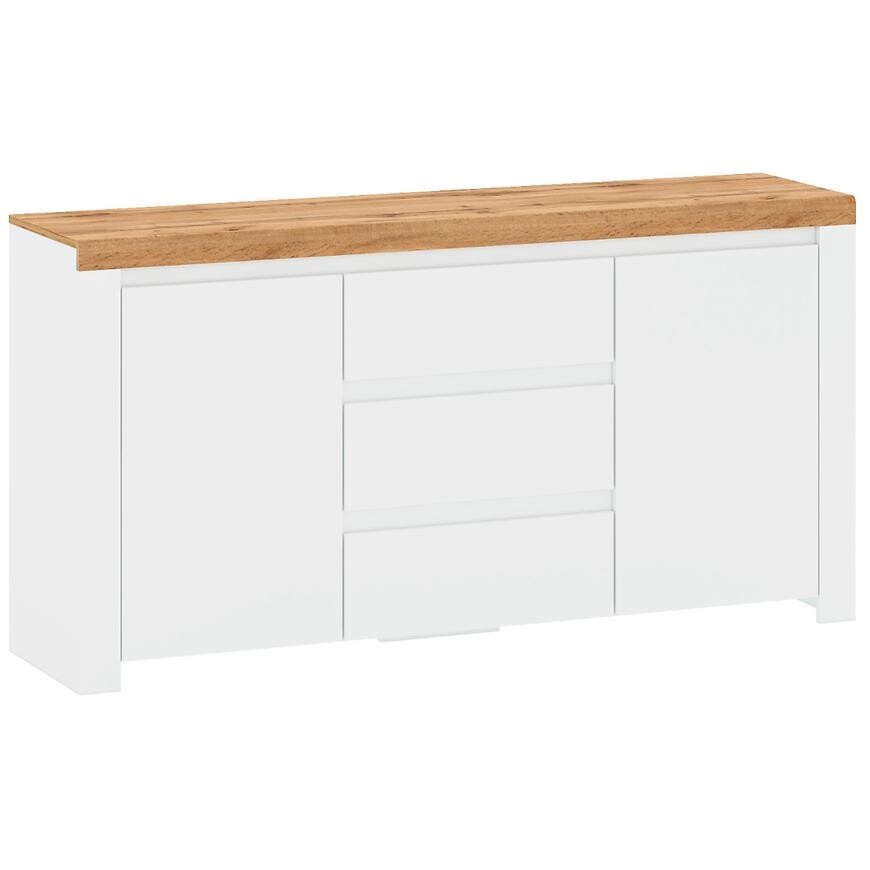 Komoda Vigo 160cm Bila/Dub Wotan