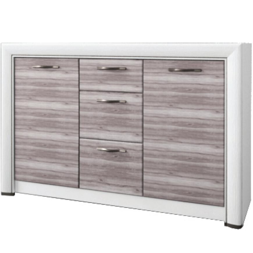 Komoda Olivia 136cm Krém / Dub Ancona mat