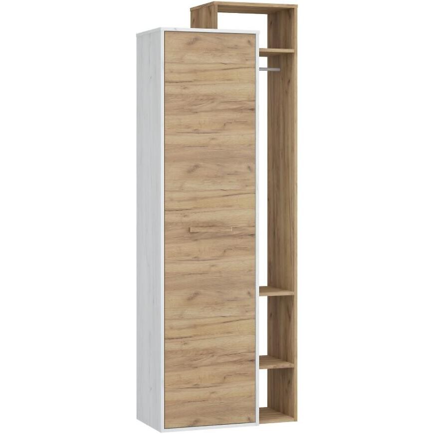 Skříň Rio 72cm Dub Craft Bílý/Zlatý