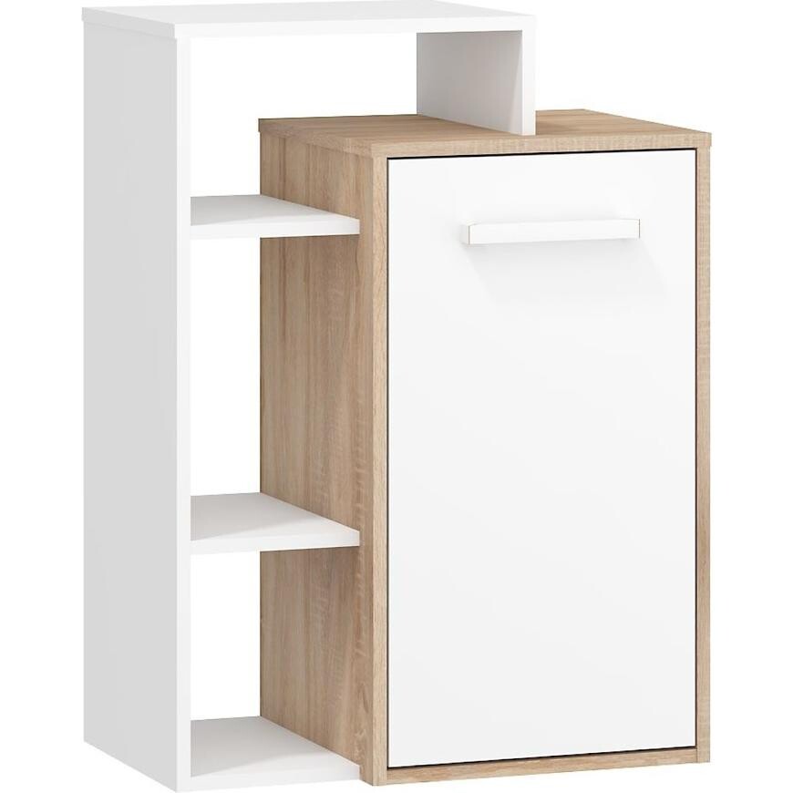 KomodacRio 64cm Světlý Dub Sonoma/Bílý 1D