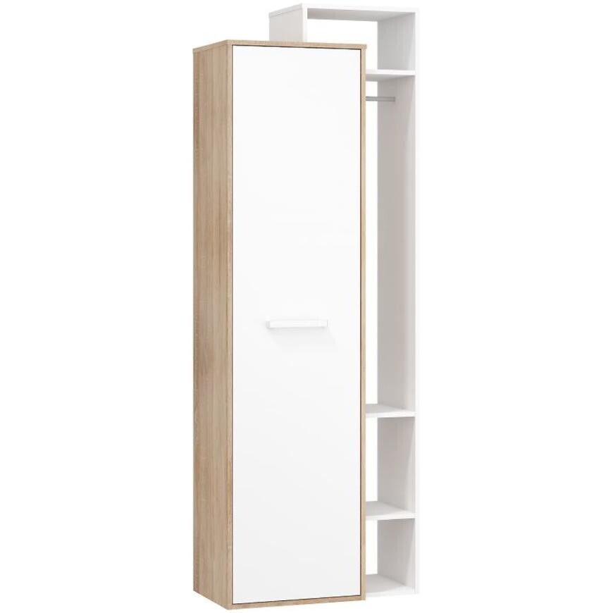 Skříň Rio 72cm Světlý Dub Sonoma/Bílý P1D