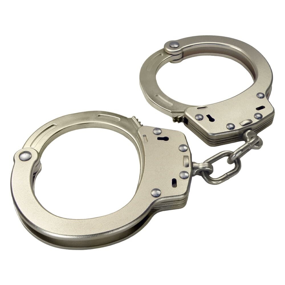 Pouta řetízková odlehčená z leteckého duralu ESP Police - stříbrná