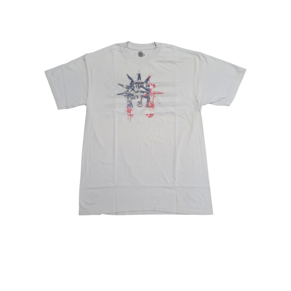 Tričko unisex The Mountain Statue Of Liberty Paint - šedé, 5XL