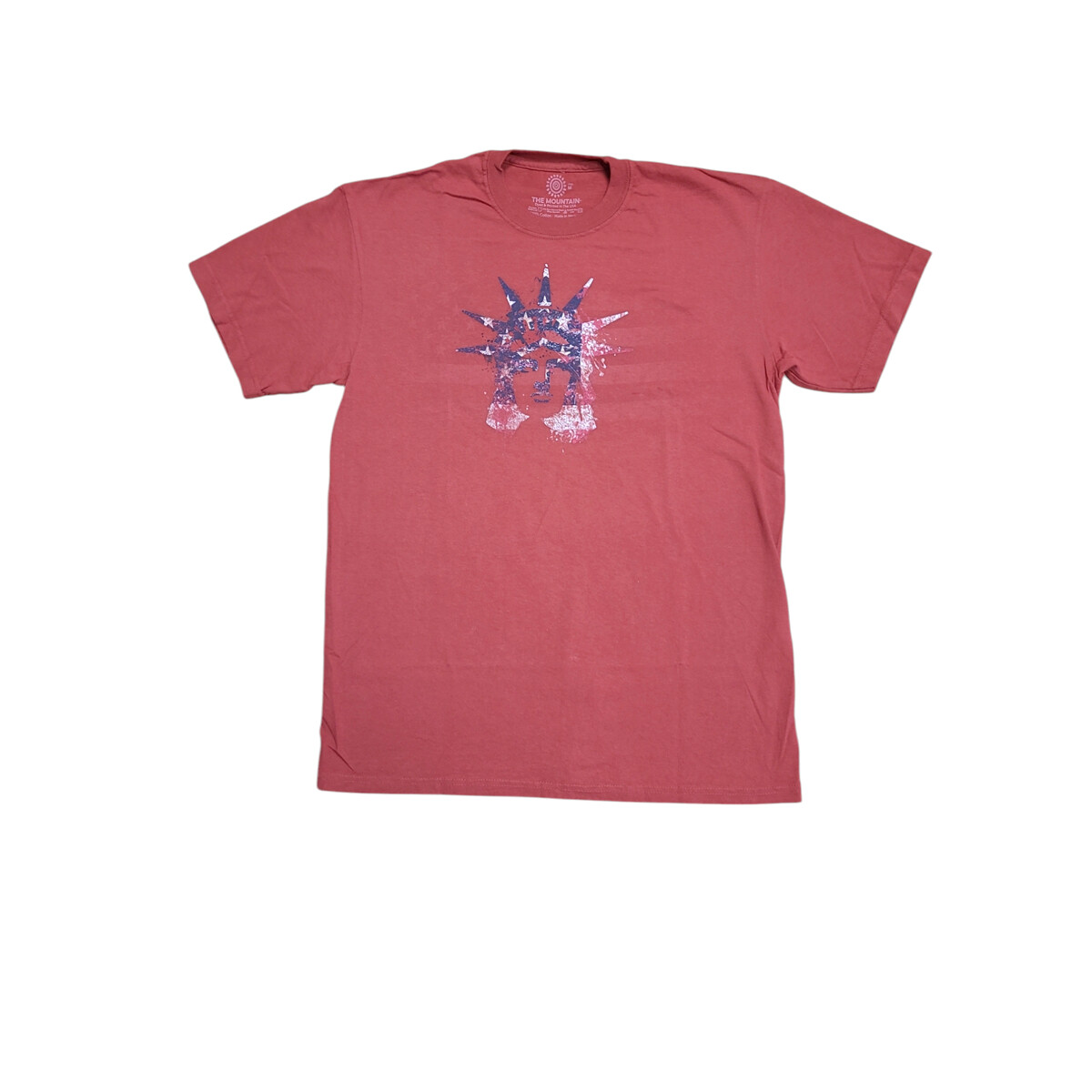 Tričko unisex The Mountain Statue Of Liberty Paint - červené, 5XL