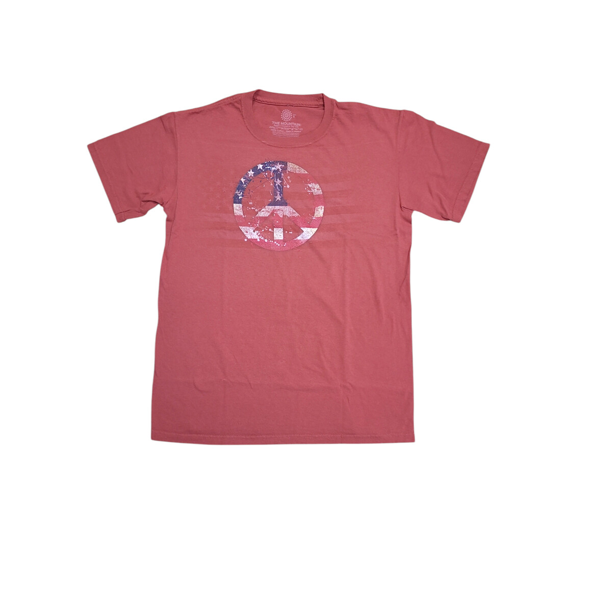 Tričko unisex The Mountain Peace American Paint - červené, 5XL