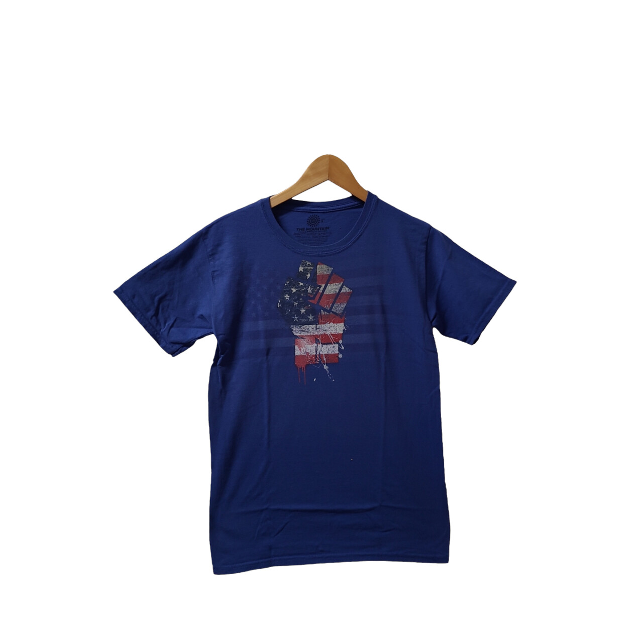 Tričko unisex The Mountain Fist American Paint - modré, 5XL