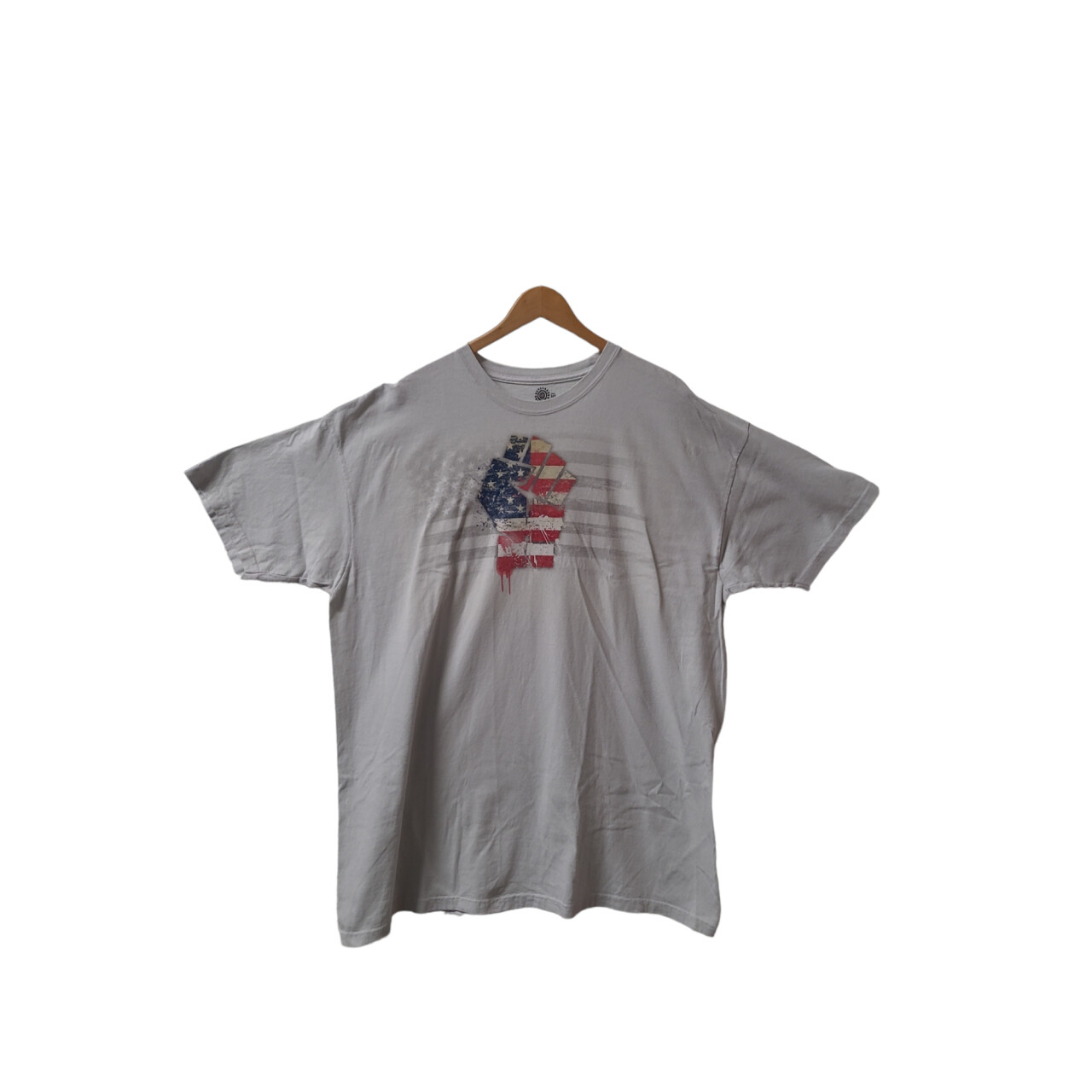 Tričko unisex The Mountain Fist American Paint - šedé, 5XL