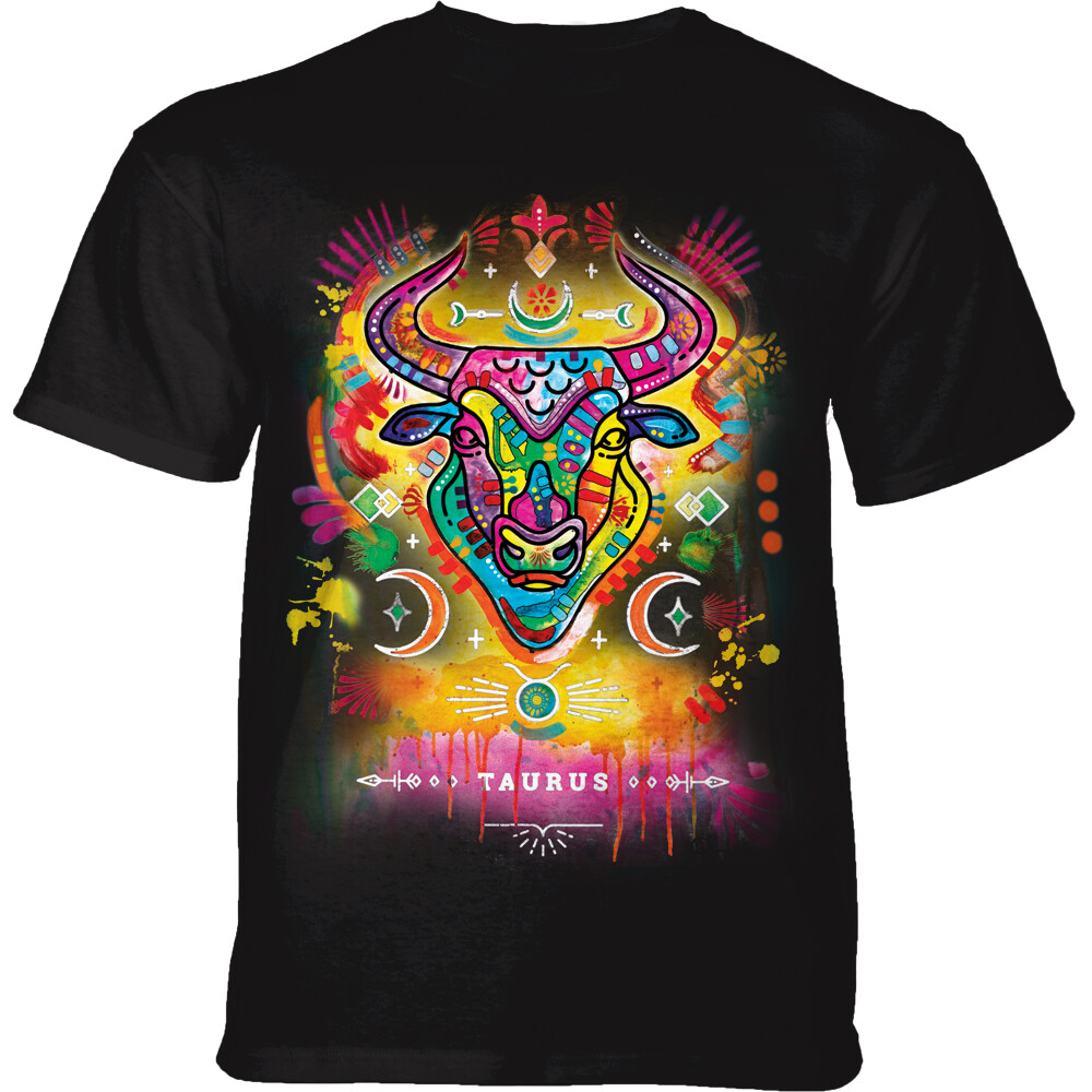 Tričko unisex The Mountain Russo Taurus (býk) - černé, M