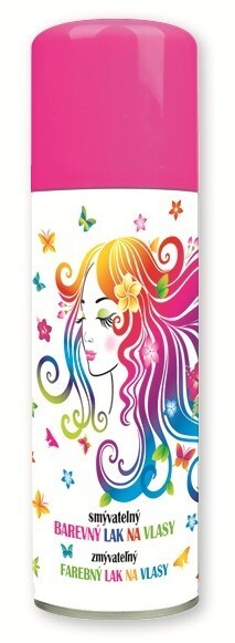 Anděl Smývatelný barevný lak na vlasy - růžová - 125 ml - 141-04