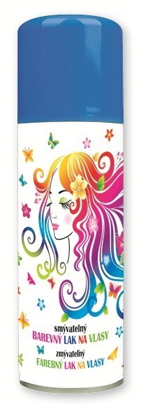 Anděl Smývatelný barevný lak na vlasy - tmavě modrá - 125 ml - 141-07