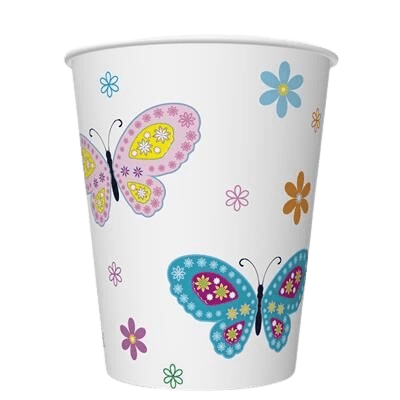 POL-MAK Papírové kelímky - 250 ml - 8 ks - KD01_OG_028701