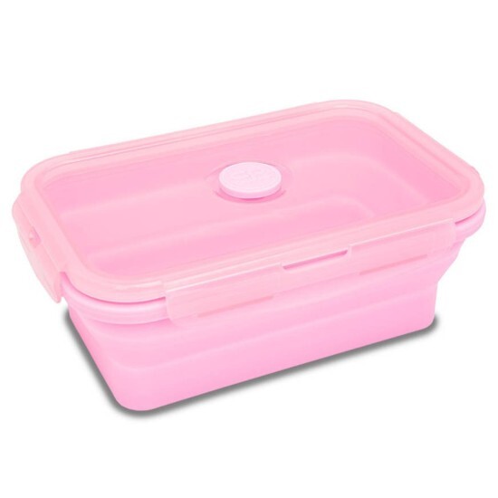CoolPack Silikonový svačinový box CoolPack - Powder pink - 800 ml - Z12647
