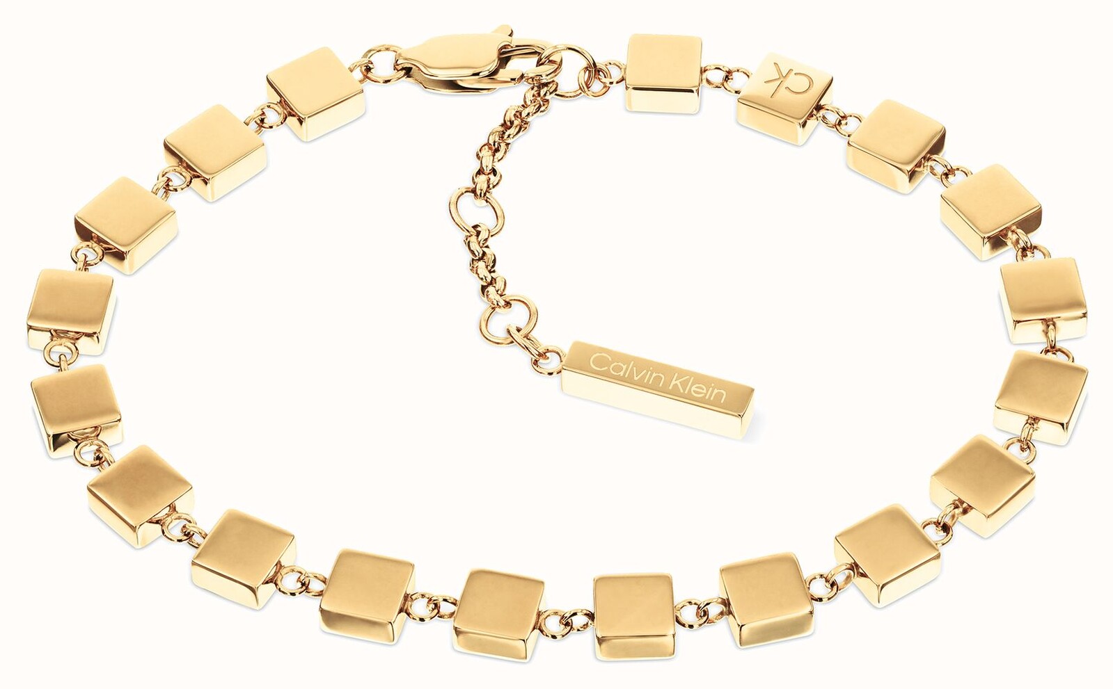 Calvin Klein Pozlacený náramek Geometric 35000842